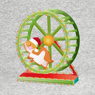 christmas santa hamster T-Shirt